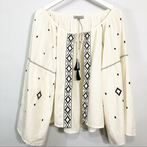 World Market Open Peasant top L/XL NWOT - Picture 2 of 8